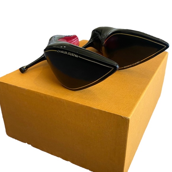 Charles Jourdan Black Patent Leather Stillettos - Picture 8 of 8